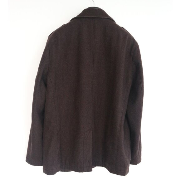 Banana Republic Brown Wool Military/Field Jacket - Size XL - Picture 2 of 10